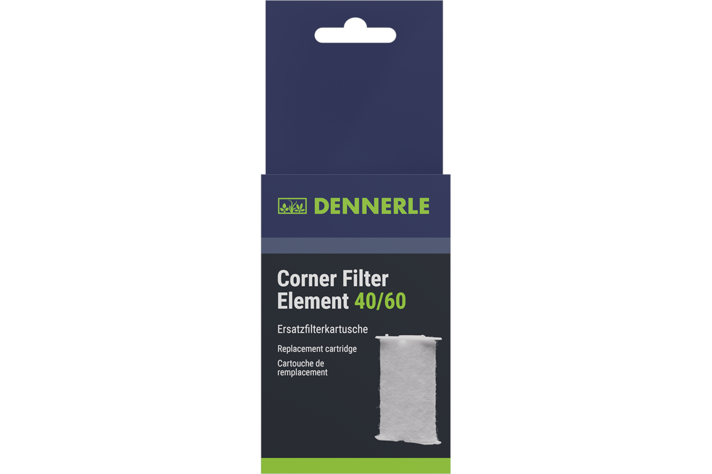 Dennerle Nano Ersatz-Filterelement für Eckfilter (Corner Filter 40+60), 1 Stück